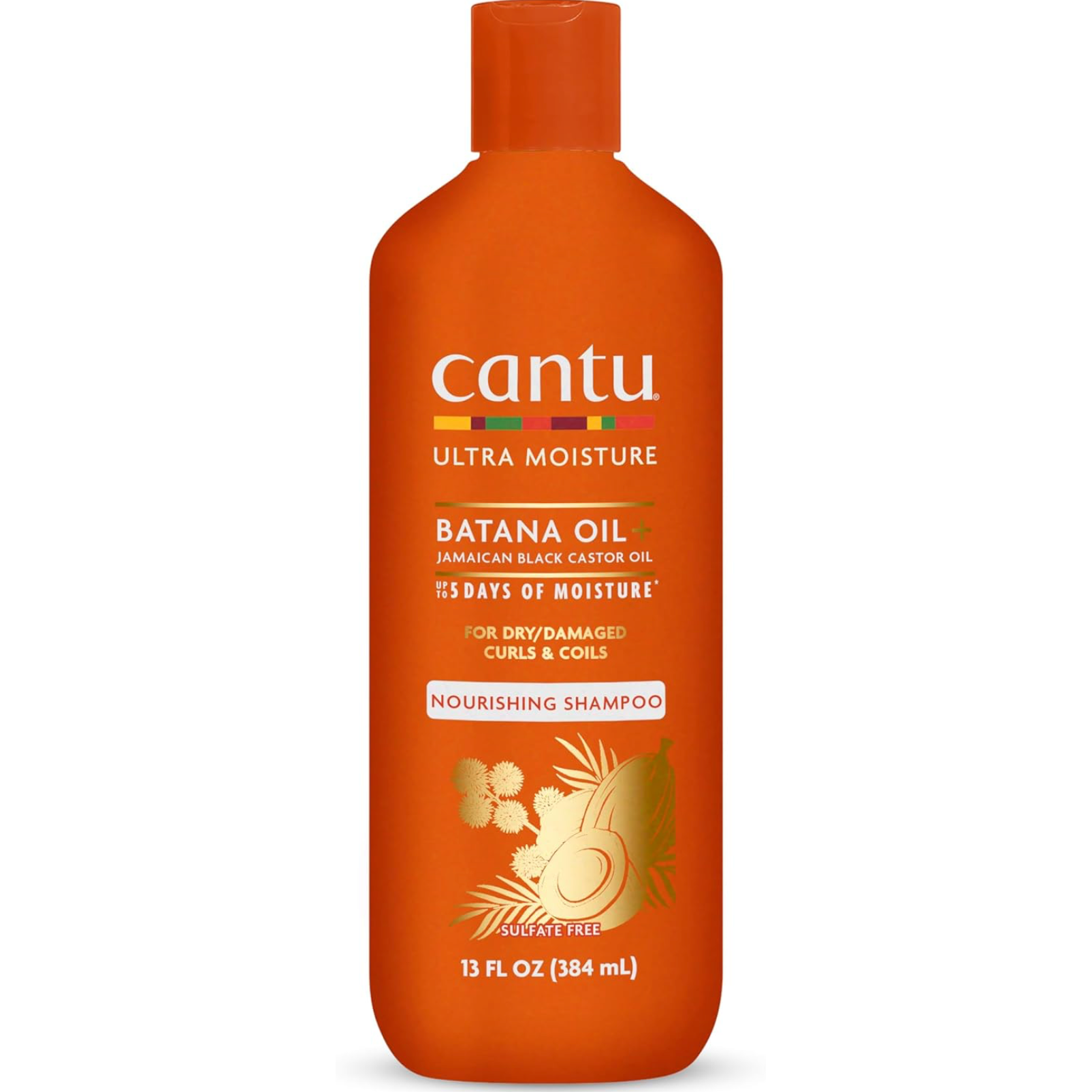 Cantu Ultra Moisture Batana Oil + Jamaican Castor Oil Nourishing Shampoo 384ml