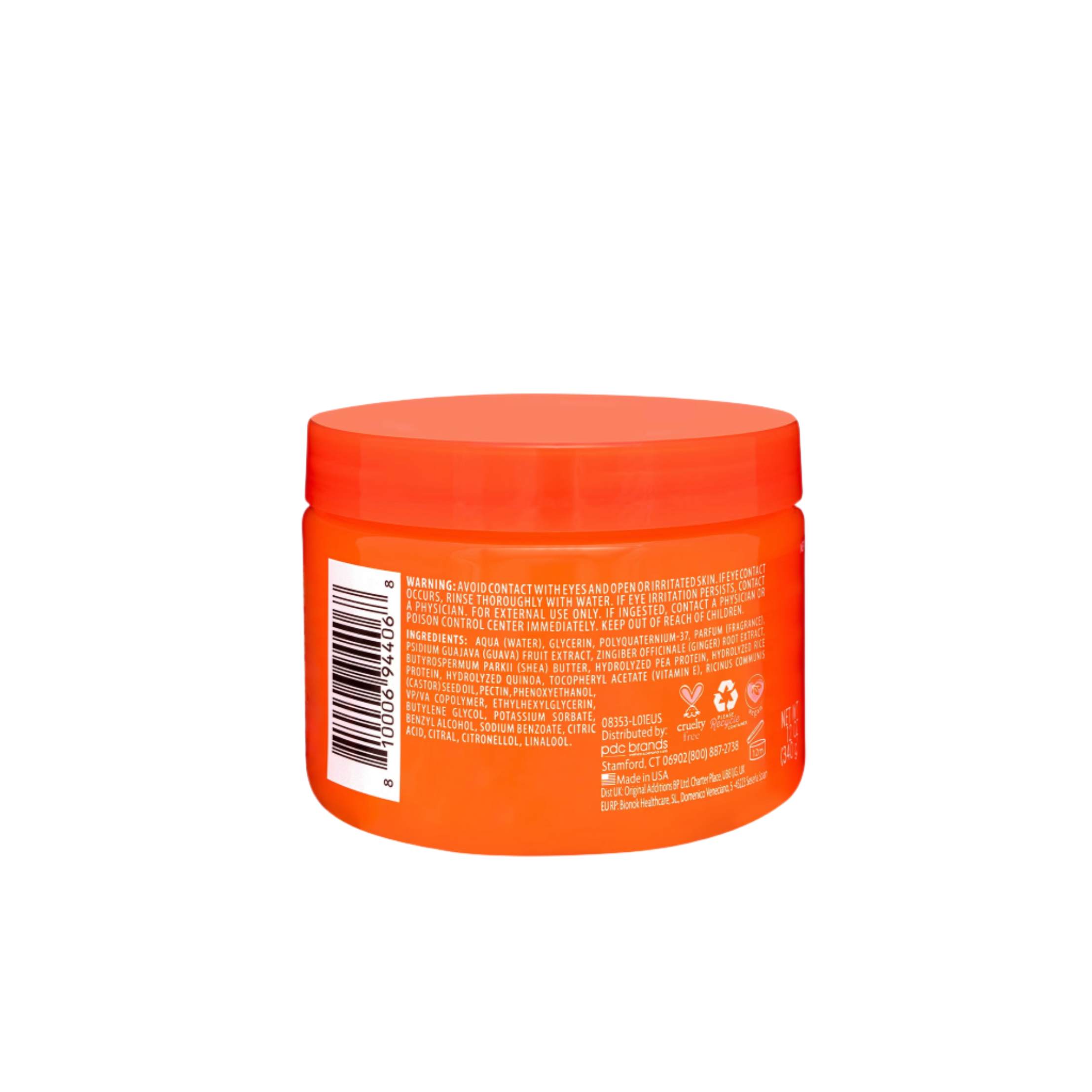Cantu Guava Style & Strengthen Cream Gel For Natural Curls, Coils & Waves 12oz