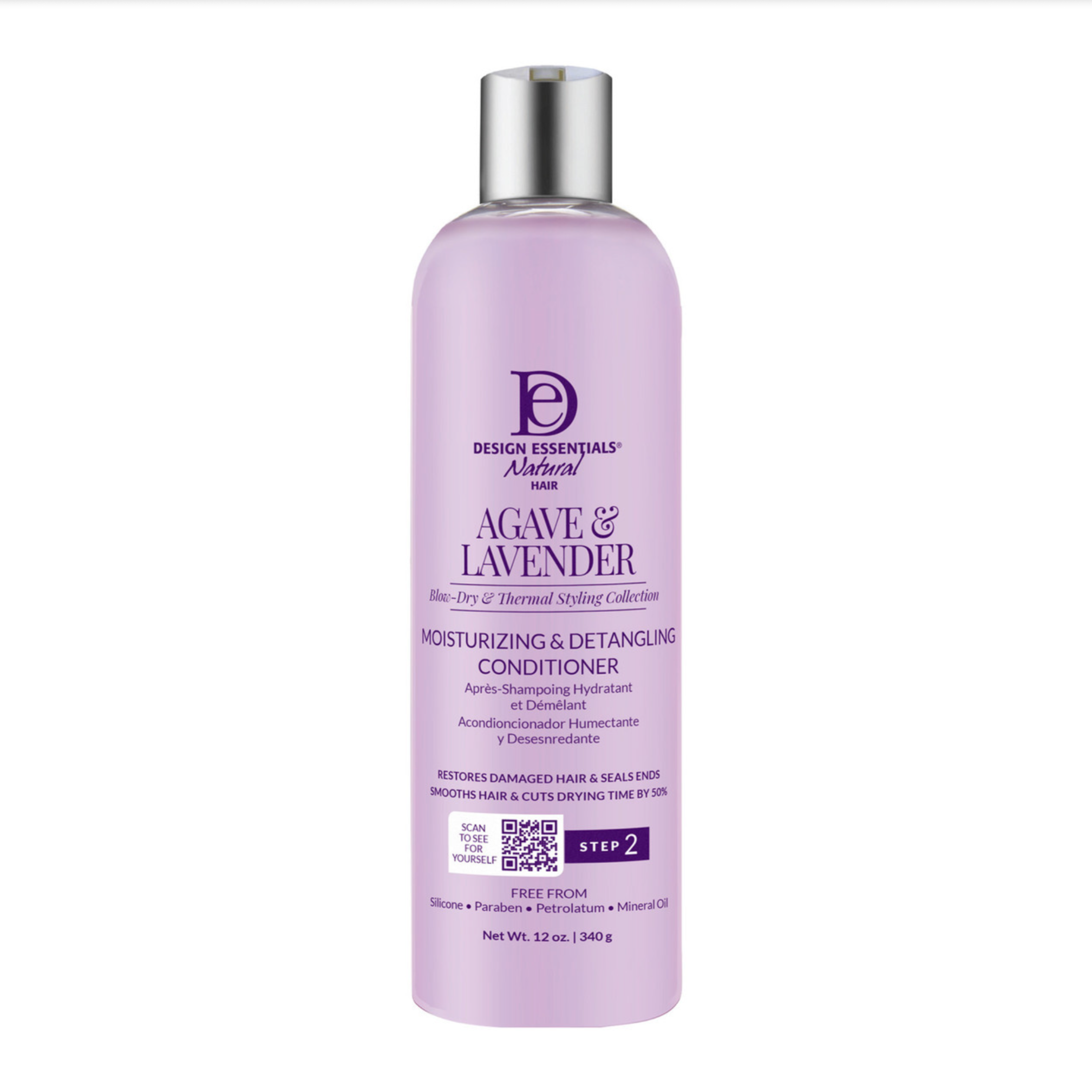 Design Essentials Natural Agave & Lavender Moisturizing & Detangling Conditioner 12oz
