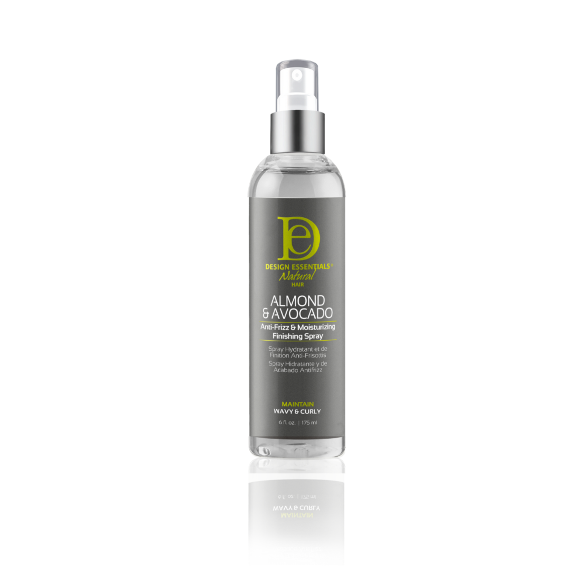 Design Essentials Natural Almond & Avocado Anti-Frizz & Moisturizing Finishing Spray 6oz