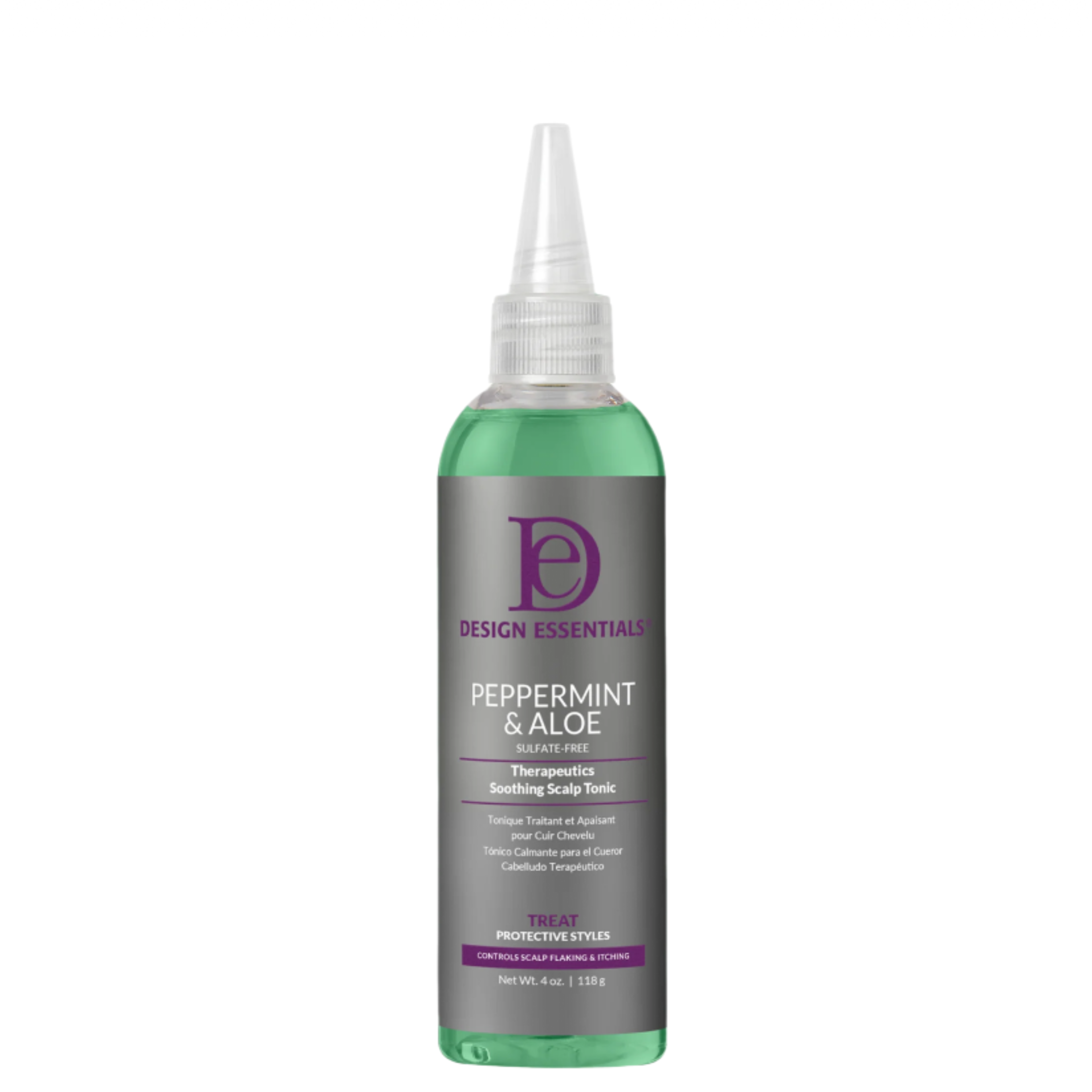 Design Essentials Classic Peppermint & Aloe Soothing Scalp Tonic 4oz