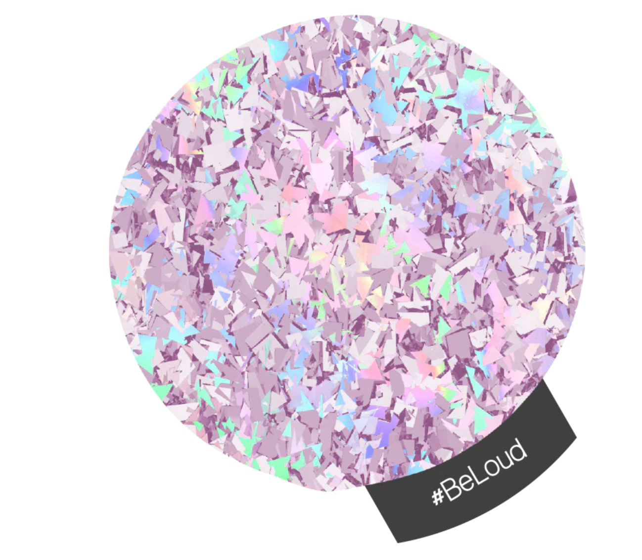 Halo Multi Hex & Multi-Flake Nail Art Glitter 1g