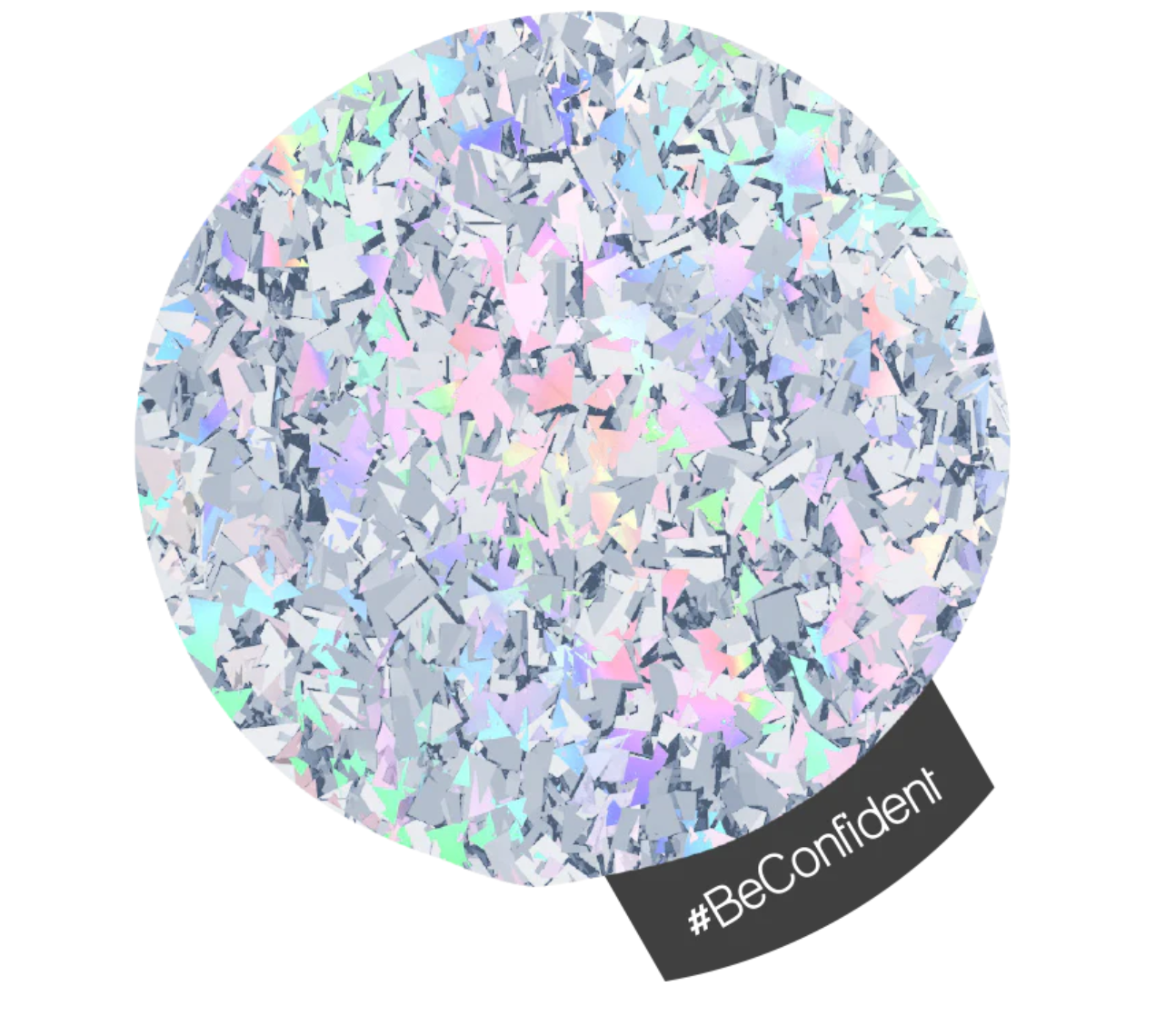 Halo Multi Hex & Multi-Flake Nail Art Glitter 1g