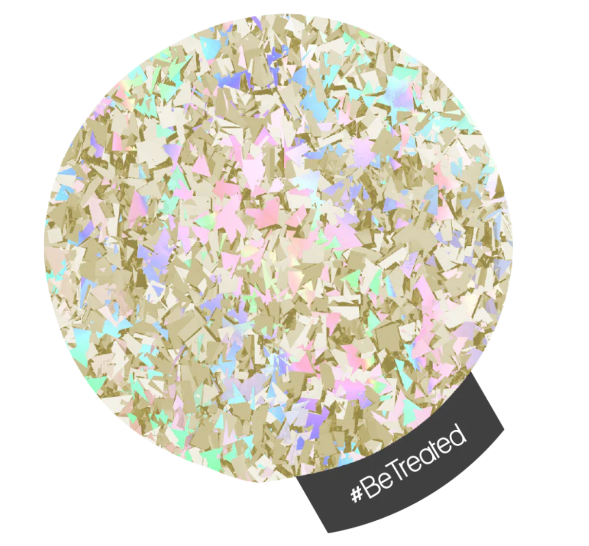 Halo Multi Hex & Multi-Flake Nail Art Glitter 1g