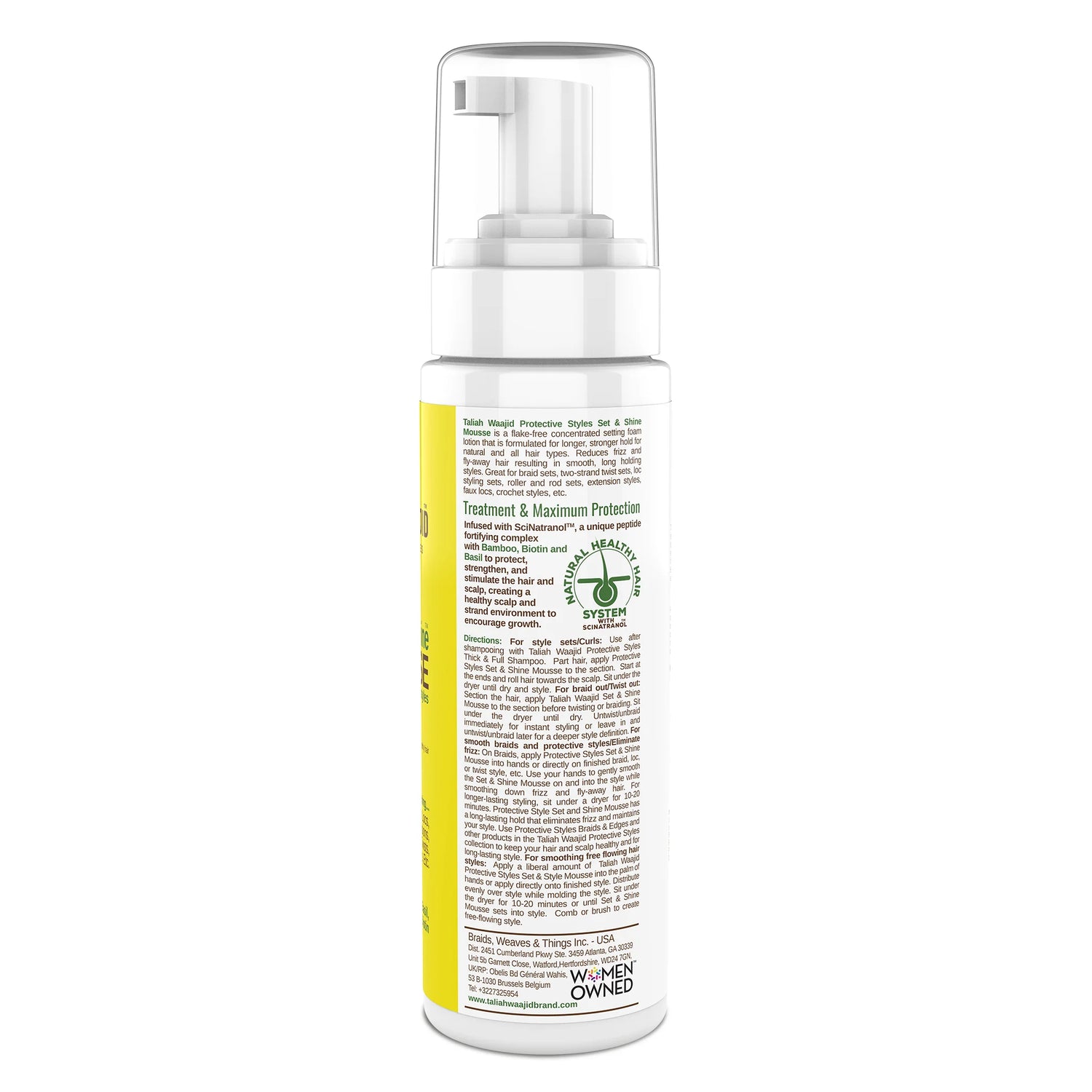 Taliah Waajid Protective Styles Set & Shine Mousse 8oz