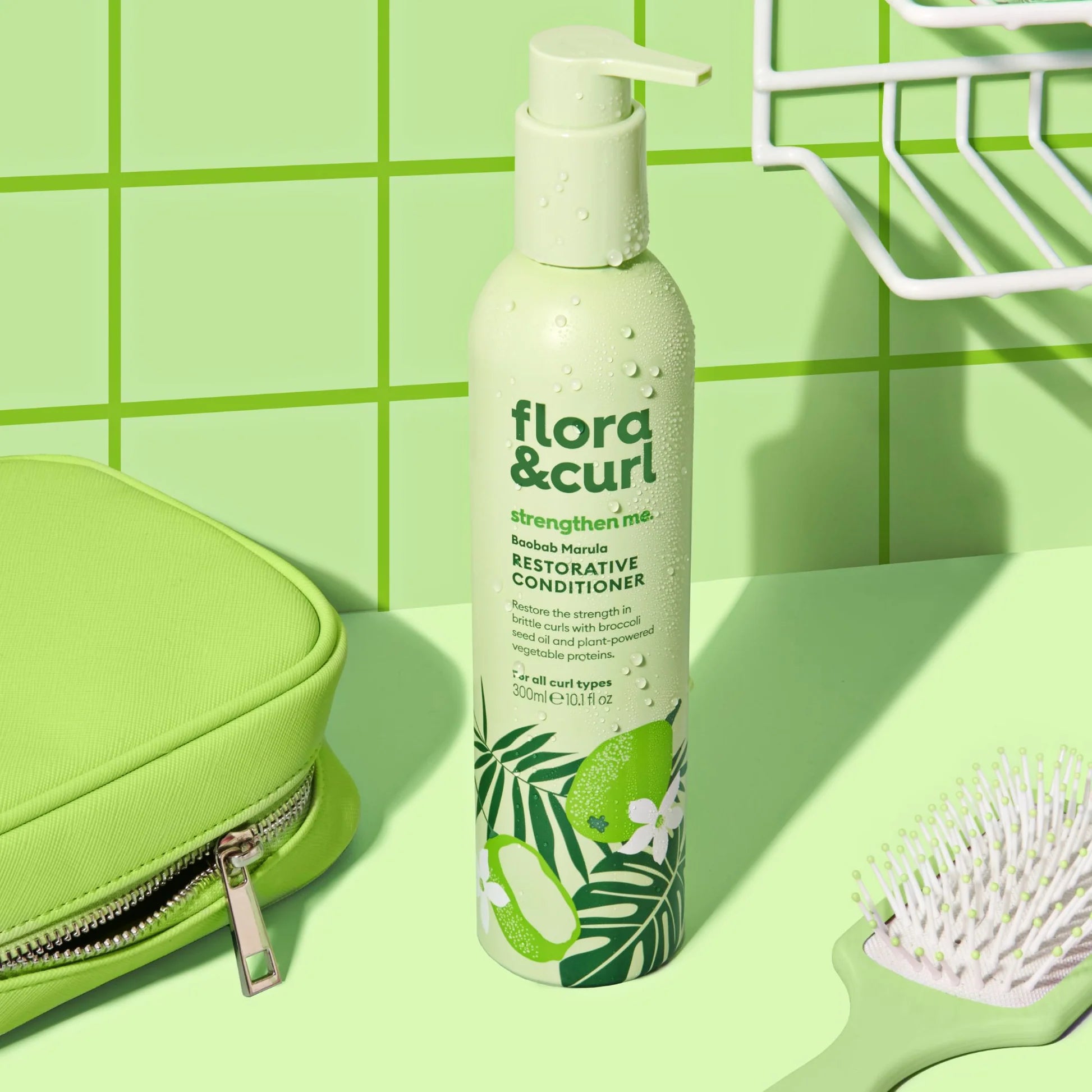 Flora & Curl Baobab Marula Restorative Conditioner 300ml