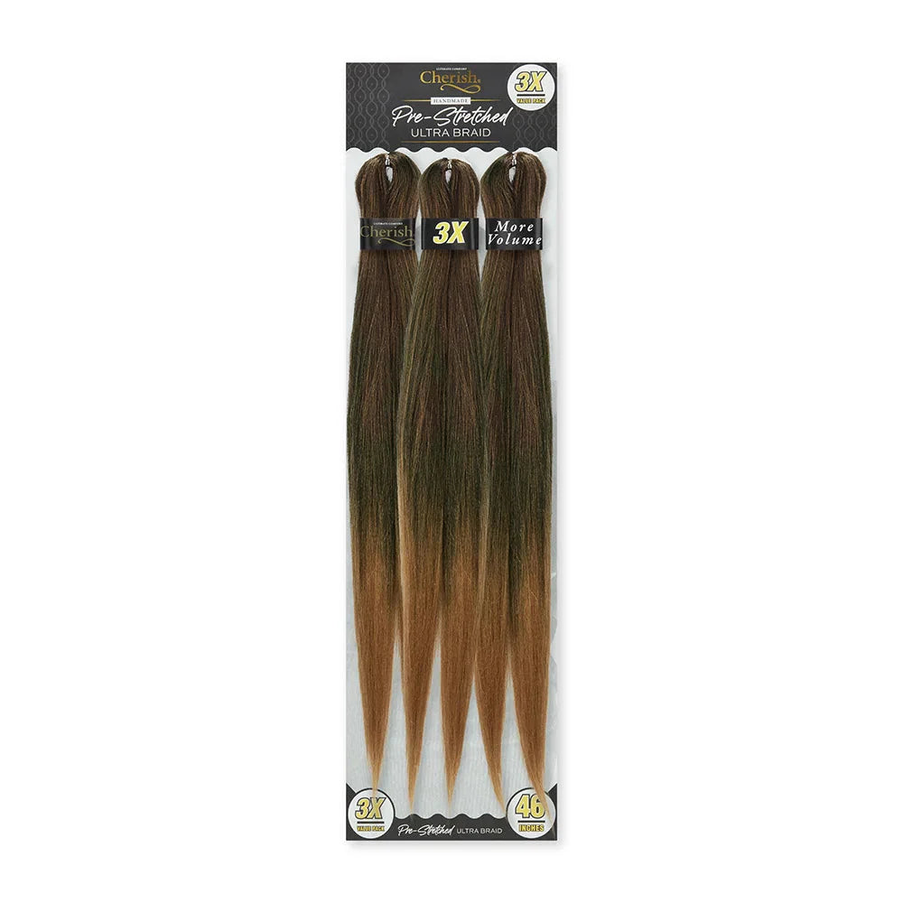 Cherish 3x Pre Stretched Ultra Braid Pre-Pulled 46" 3 Pack
