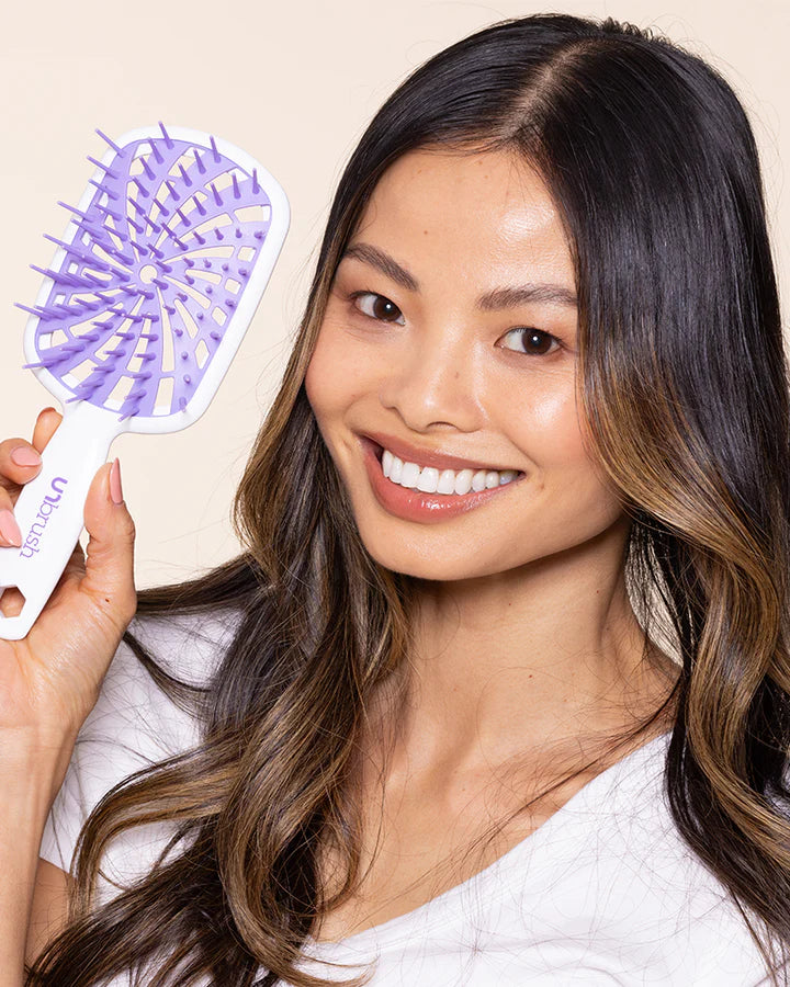 UNbrush Detangling Hair Brush Plus - Sugar Plum