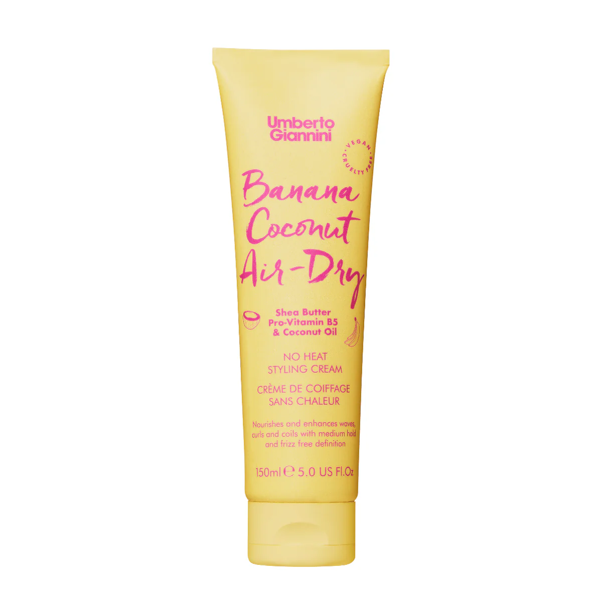 Umberto Giannini Banana Coconut Air-Dry Cream 150ml