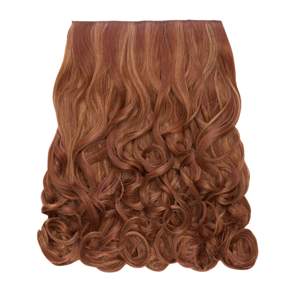 Stranded 22" One Piece Curly Clip-In