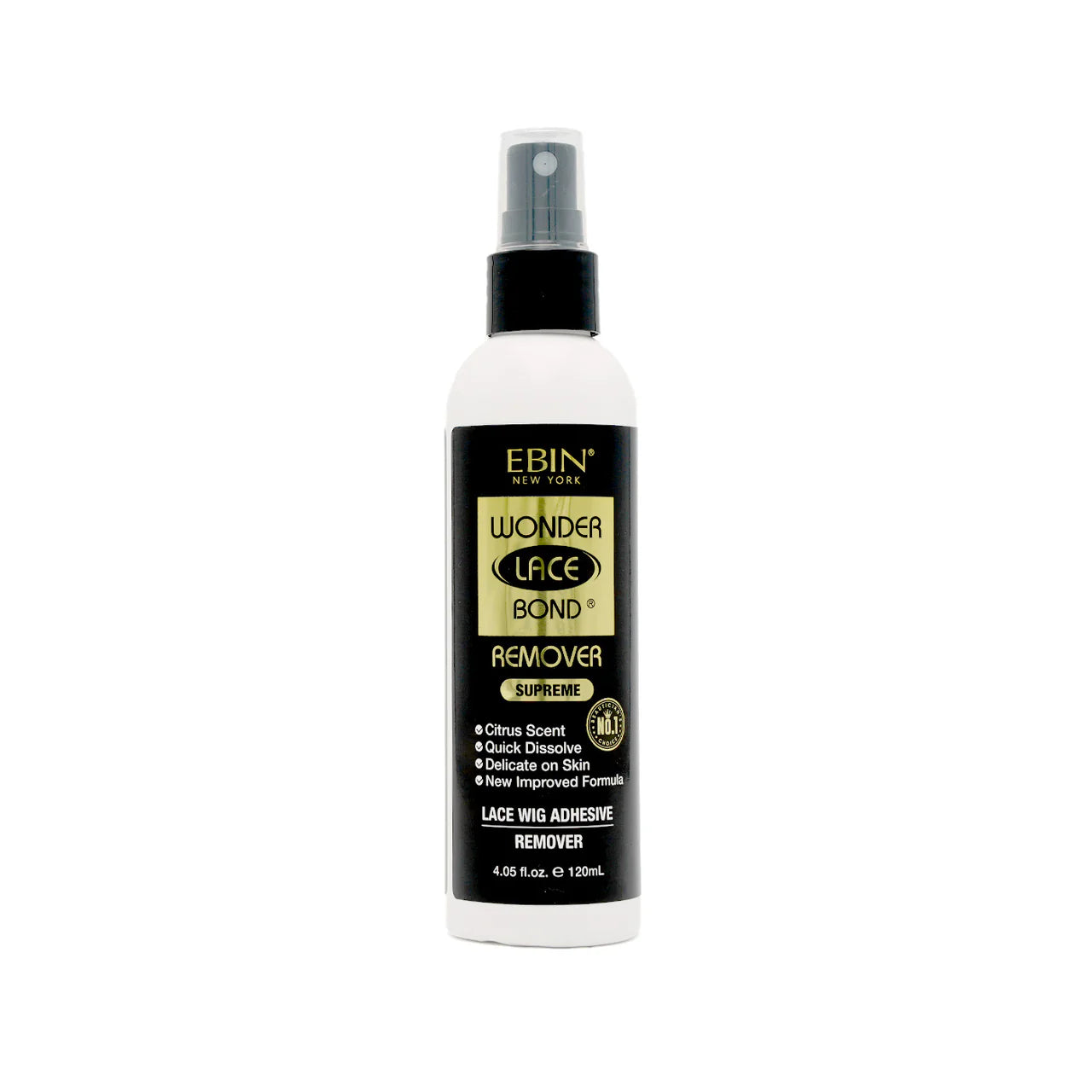 Ebin New York Wonder Lace Bond Waterproof Adhesive Remover Spray (Supreme) 120ml