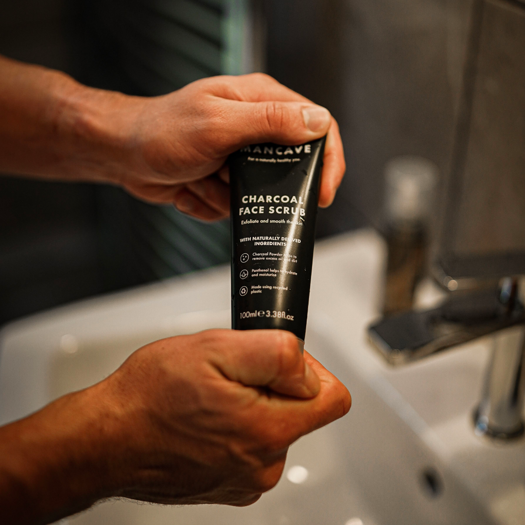 ManCave Charcoal Face Scrub 100ml