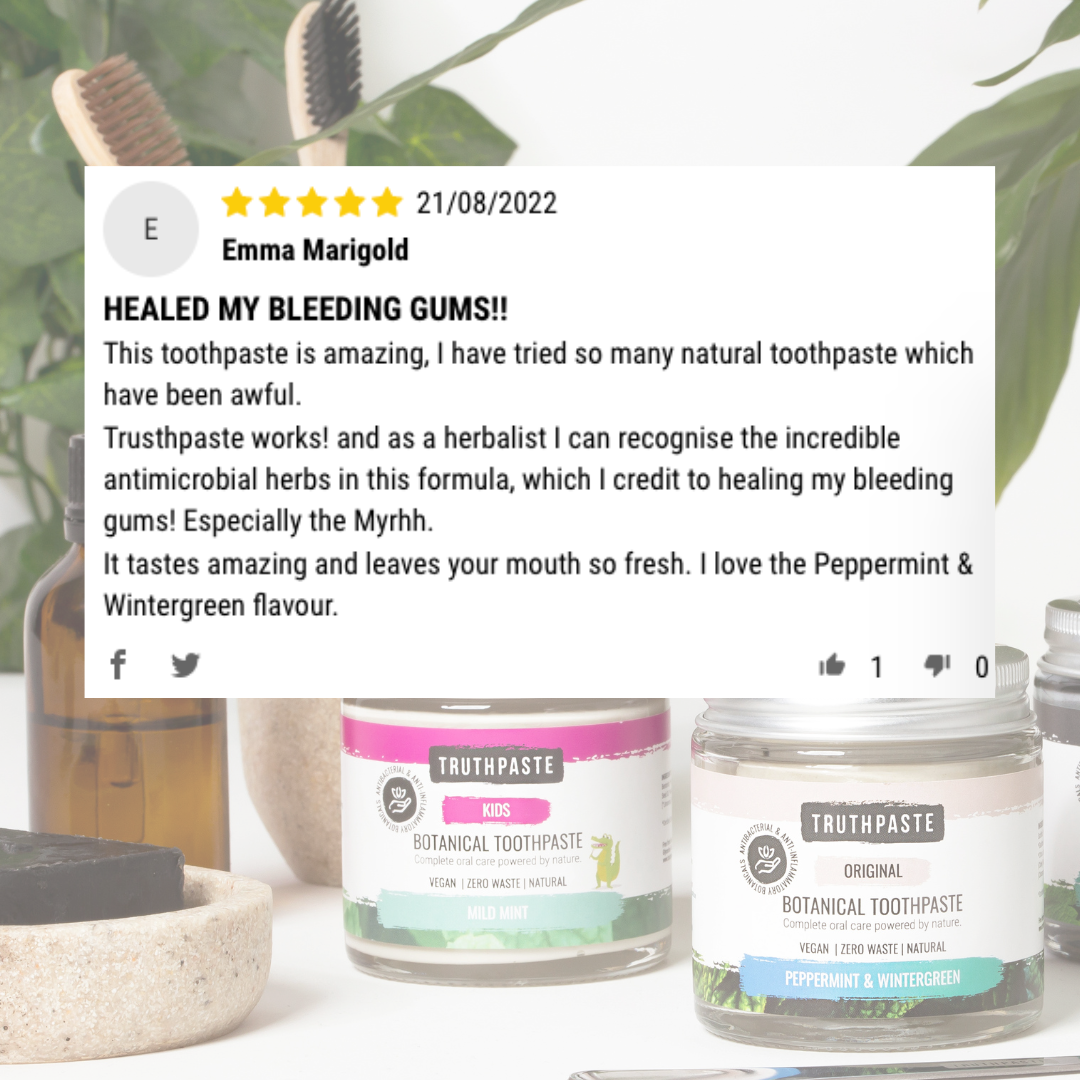 Truthpaste Botanical Toothpaste Original: Peppermint & Wintergreen 100ml