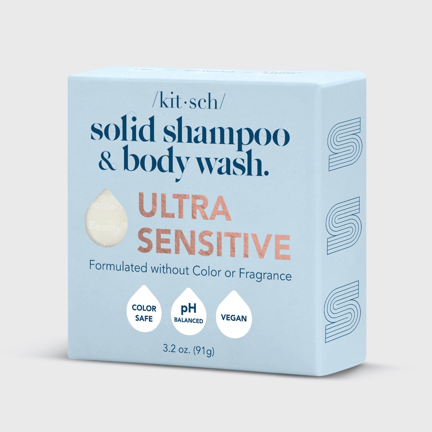 Kitsch Ultra Sensitive Shampoo & Body Wash Bar Fragrance-Free