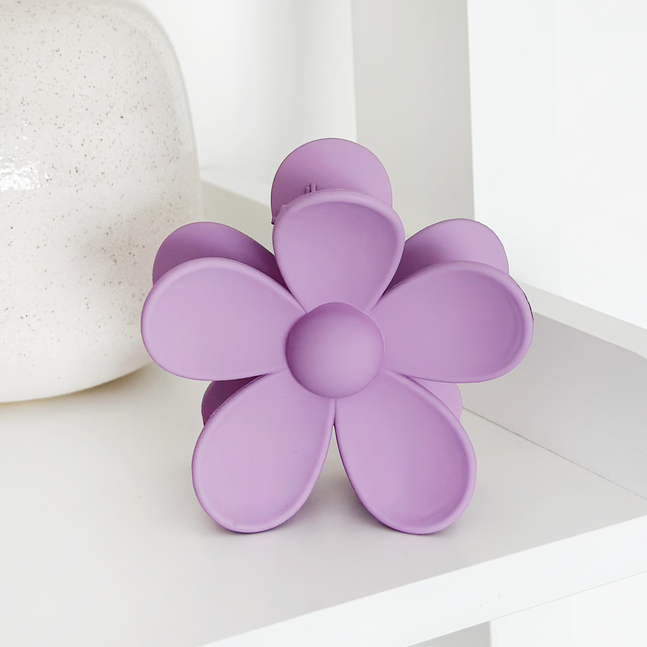 Coconut Lane Flower Claw Clip - Lilac