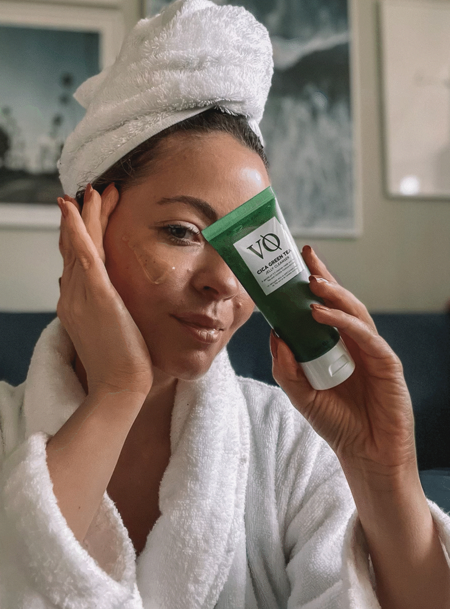 VQ Cica Green Tea Jelly Facial Cleanser