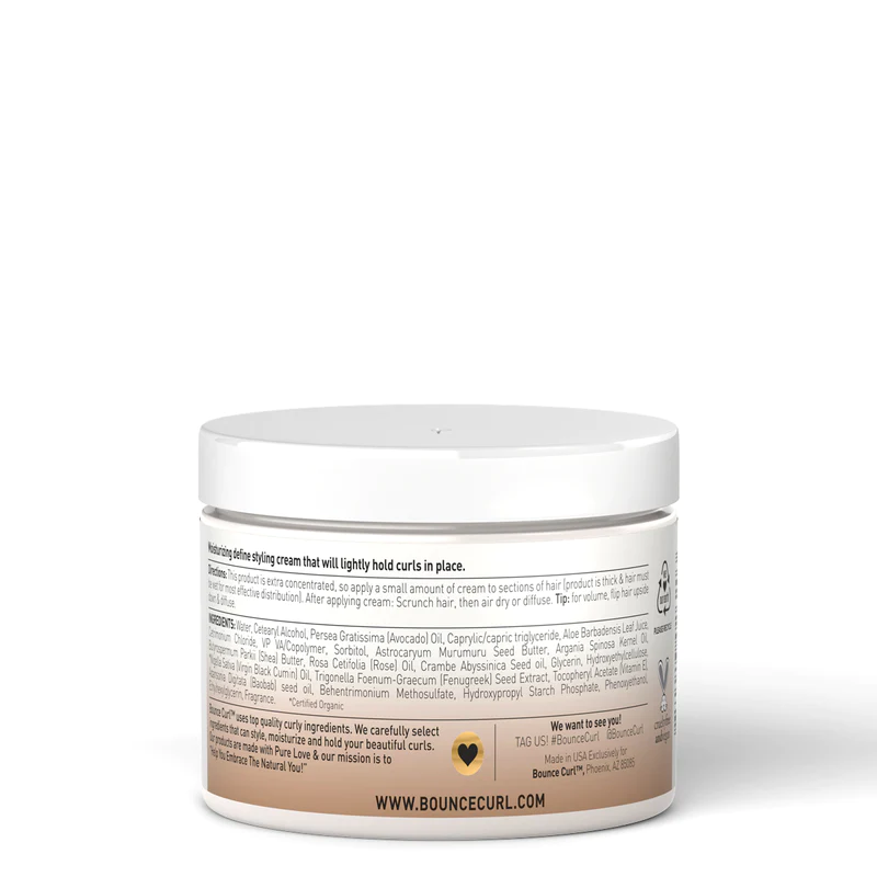 Bounce Curl Avocado & Rose Oil Clump and Define Cream