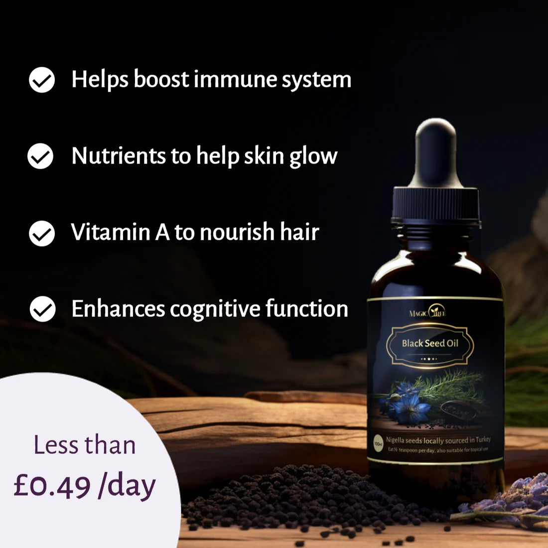 Magic Tree Black Seed Oil Extra Strong 100ml