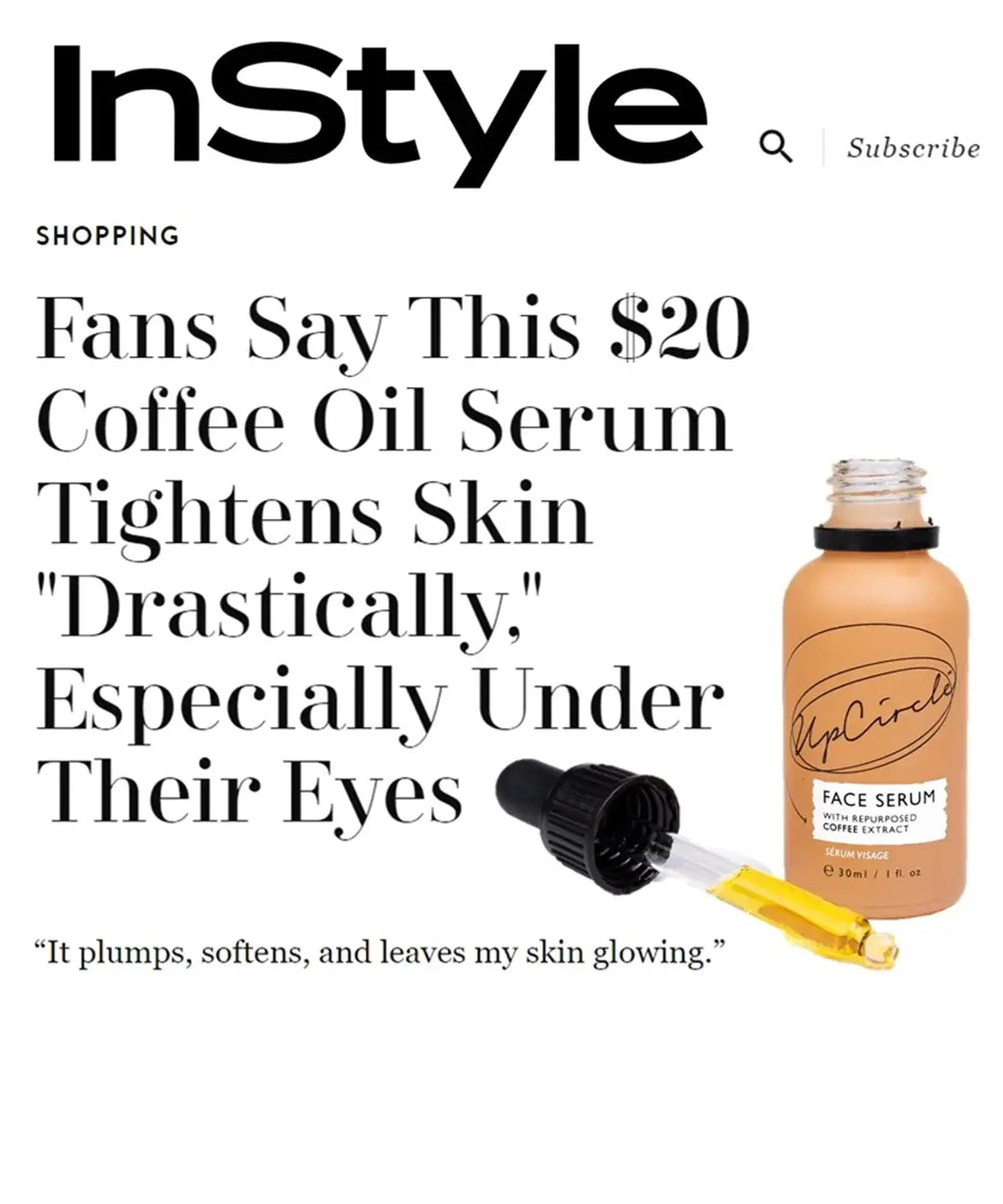UpCircle Wellbeing Gift - Caffeinated Skincare Duo