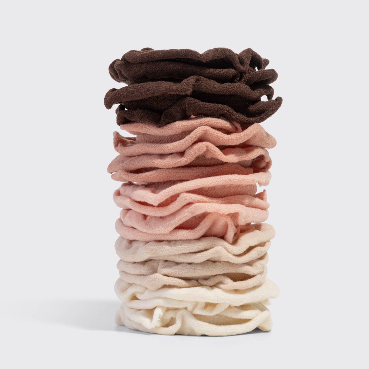 Kitsch Petal Hair Elastics 10pc Set - Blush
