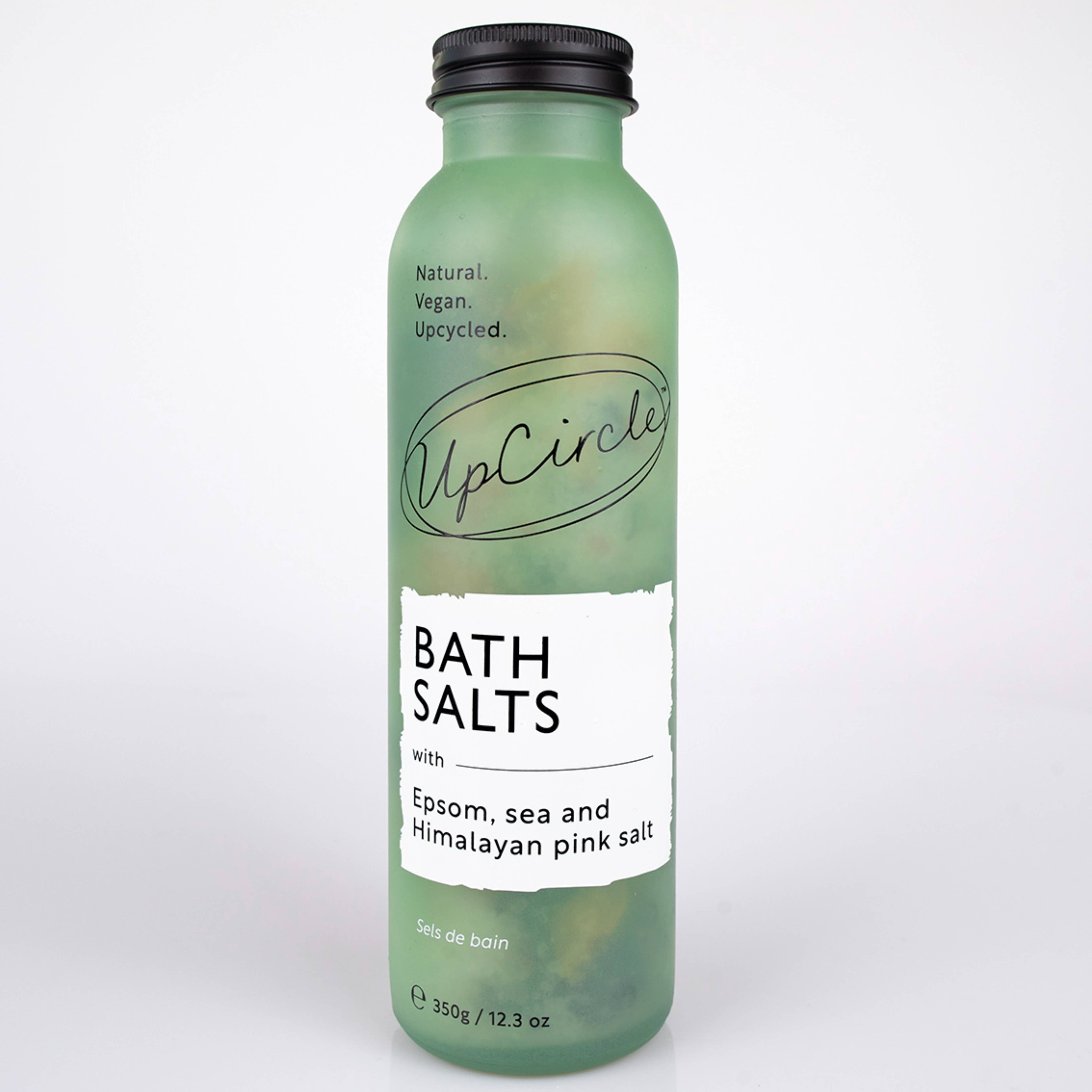 UpCircle Bath Salts with Epsom Sea & Himalayan Pink Salt 350g