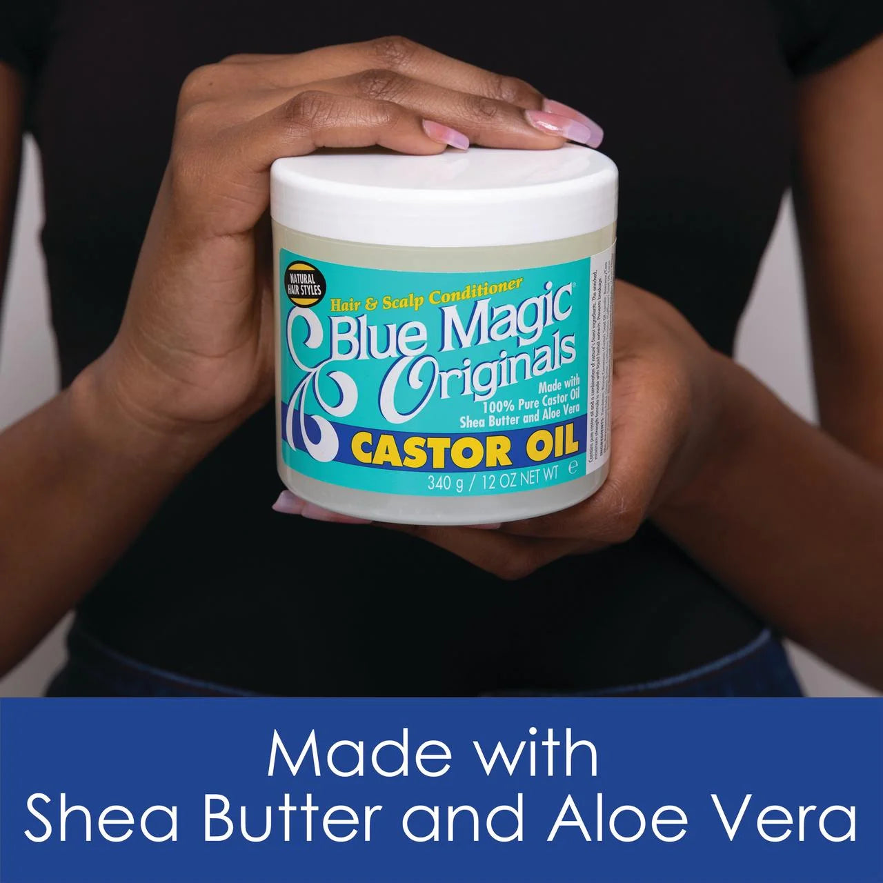 Blue Magic Original Castor Oil 12oz