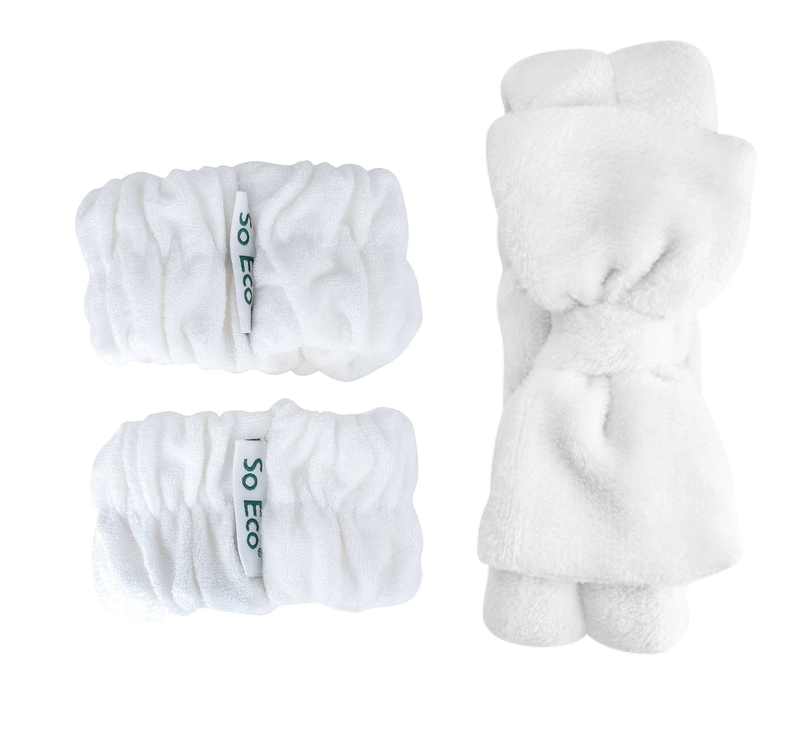 So Eco Makeup Headband & Wrist Wash Band Set
