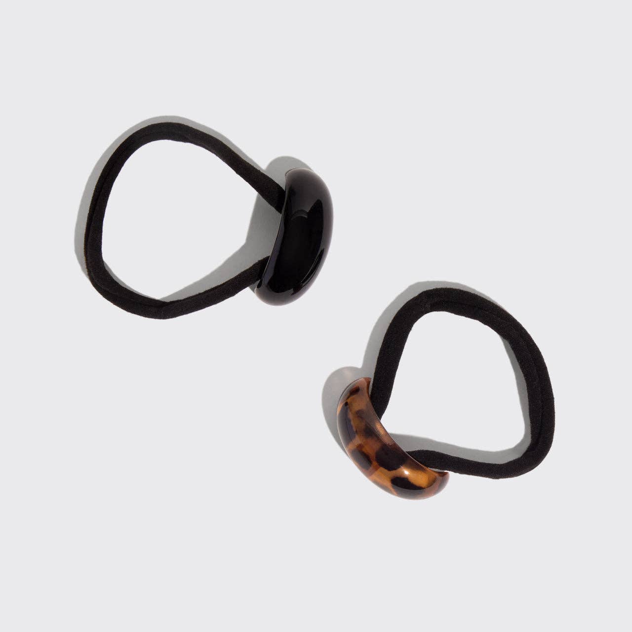 Kitsch Black & Tort Cloud Cuffs 2pc - Small