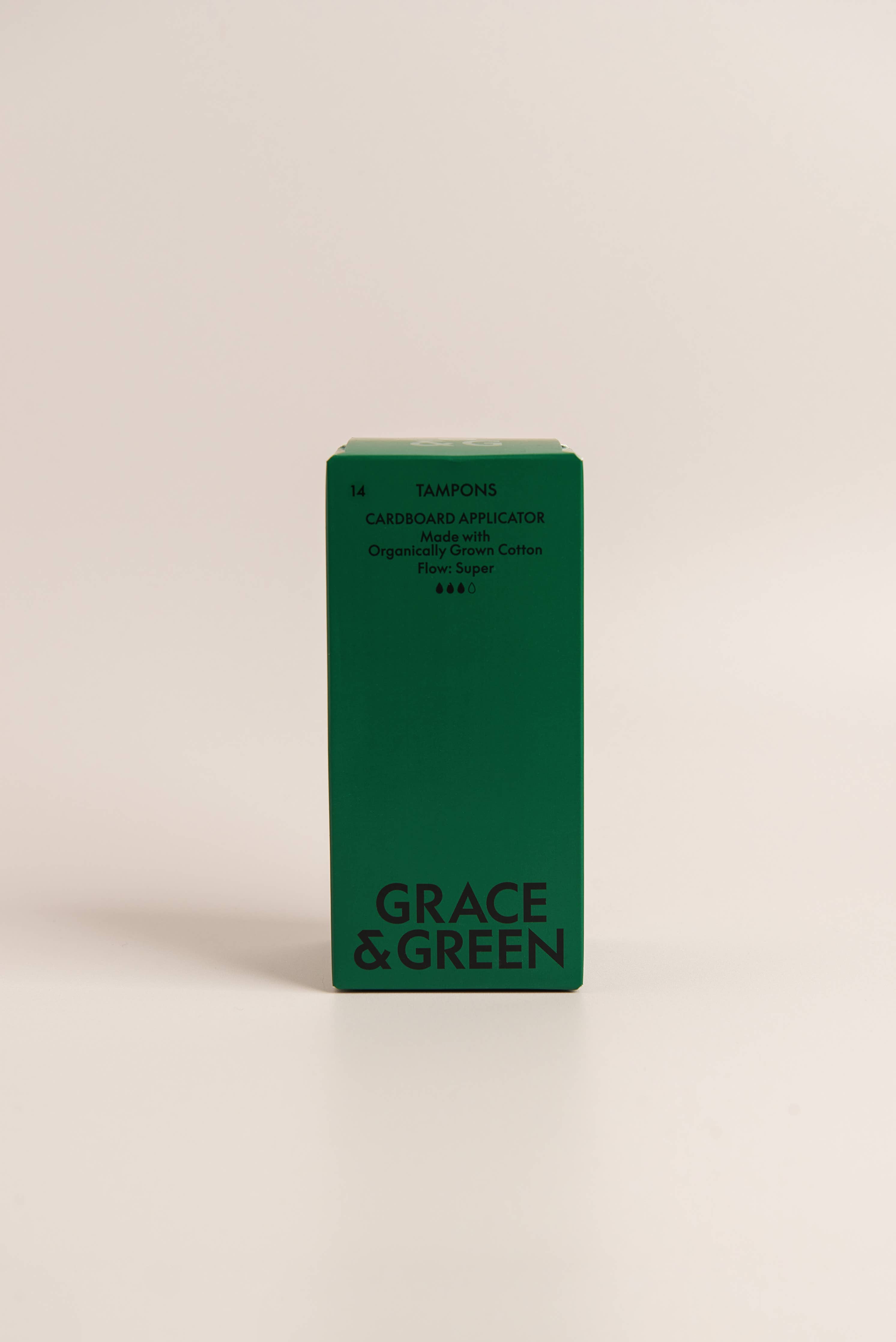 Grace & Green Applicator Tampons - Super
