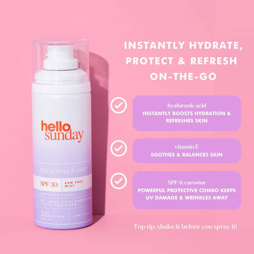 Hello Sunday The Retouch One Sun Face Mist SPF30 75ml