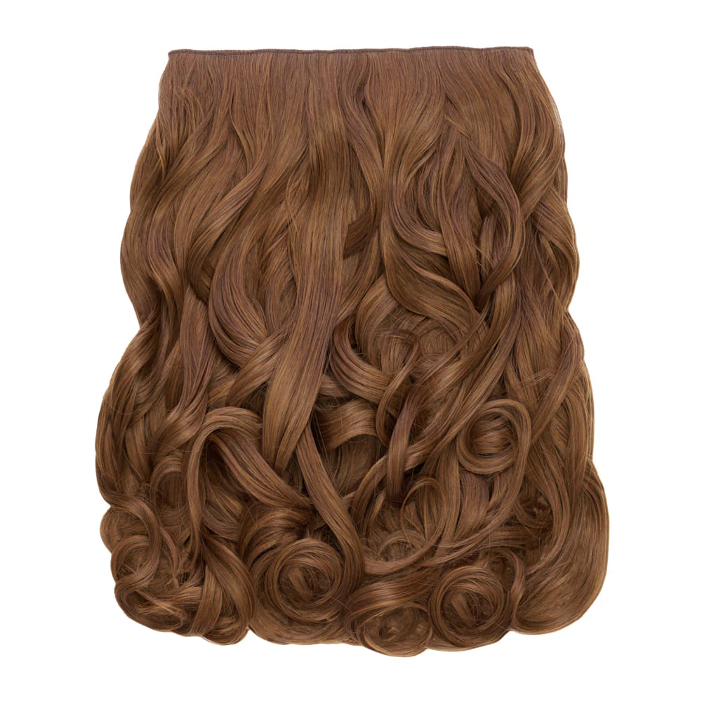Stranded 20" One Piece Curly Clip-In