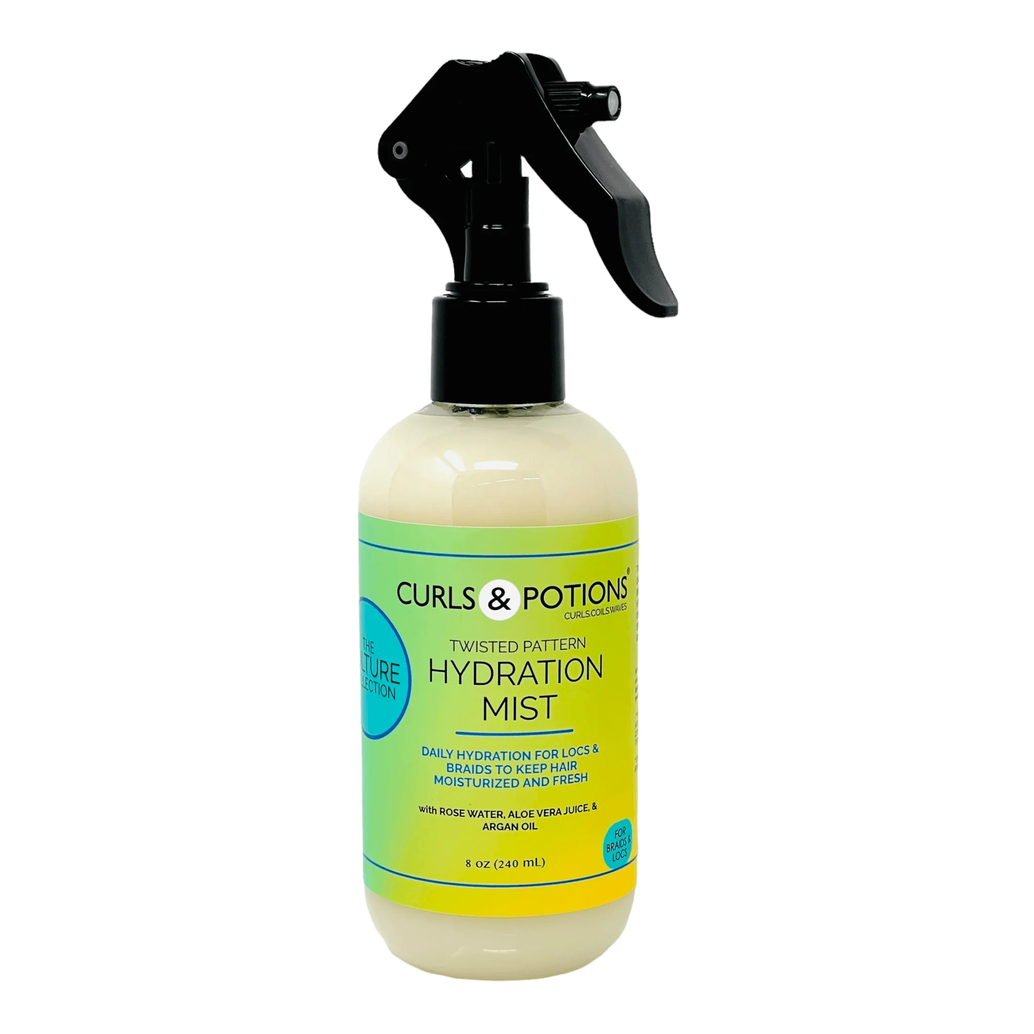 Curls & Potions Twisted Pattern Hydration Mist 8oz