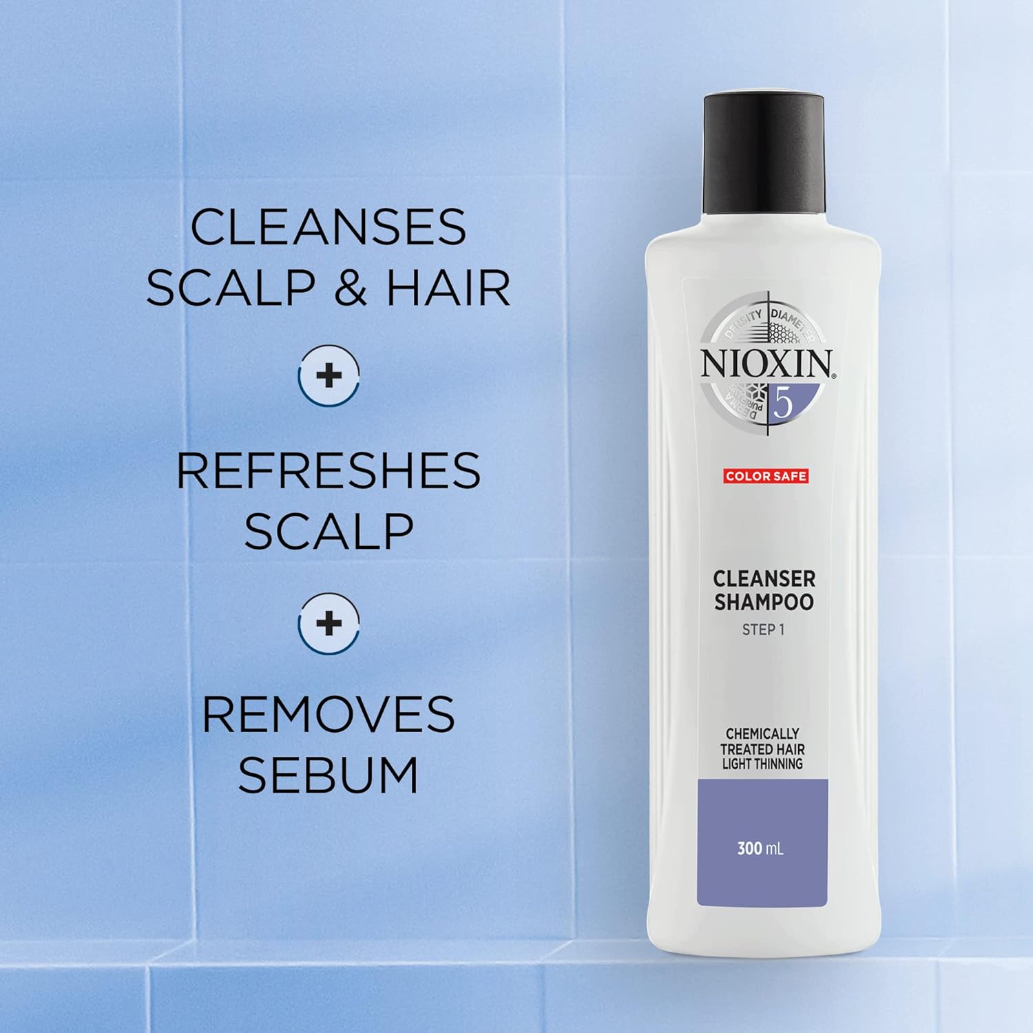 Nioxin System 5 Cleanser Shampoo Chemically Treated Light Thinning