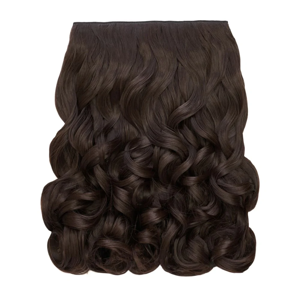 Stranded 20" One Piece Curly Clip-In