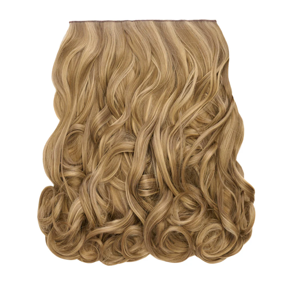 Stranded 20" One Piece Curly Clip-In