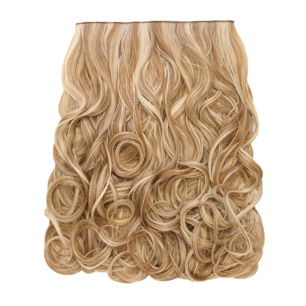 Stranded 20" One Piece Curly Clip-In