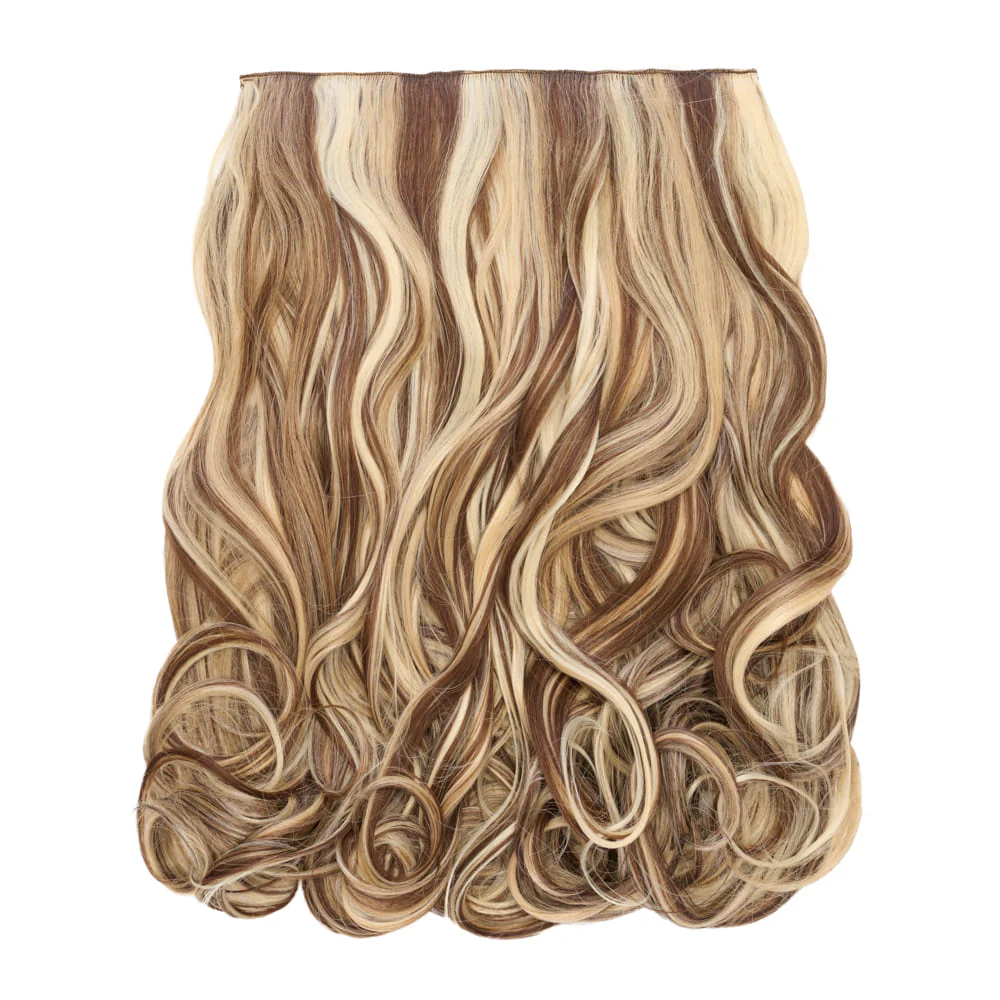 Stranded 20" One Piece Curly Clip-In