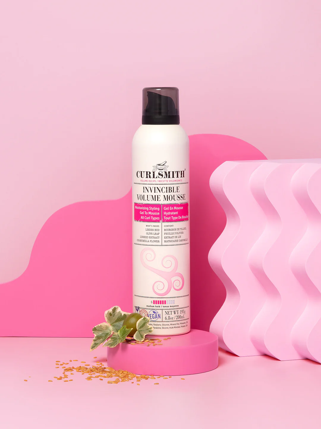 Curlsmith Invincible Volume Mousse 6.8oz