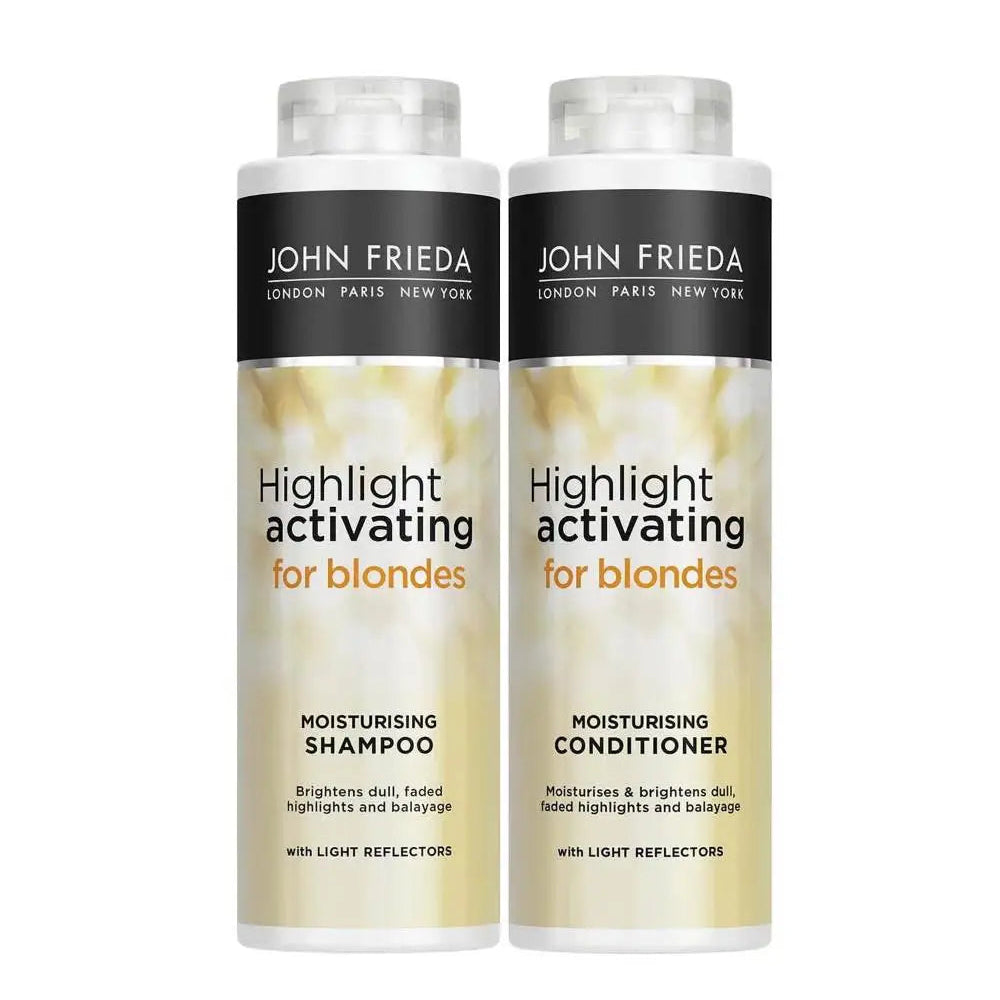 John Frieda Highlight Activating Moisturising Shampoo & Conditioner Duo - 2 x 500ml