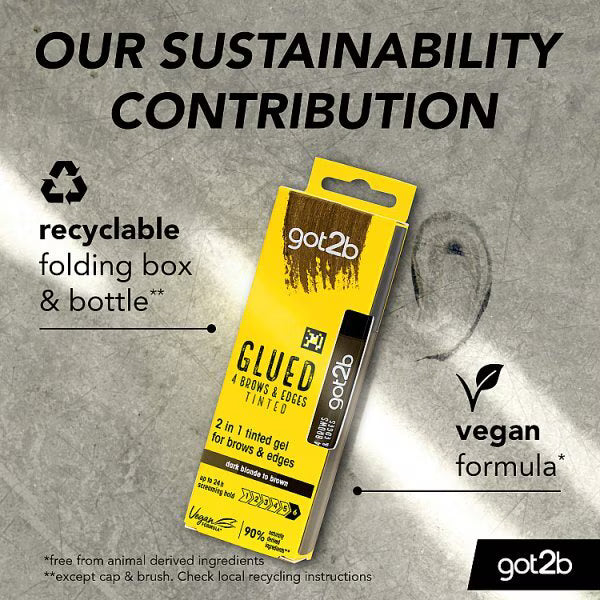 Got2b Glued Brows & Edges Tint Dark Brown 16ml