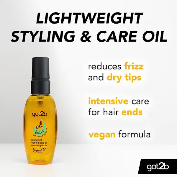 Got2b Oil-Licious Tame & Shine Styling Oil 50ml