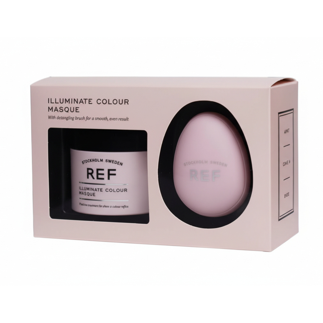 REF Illuminate Colour Masque & Detangling Brush