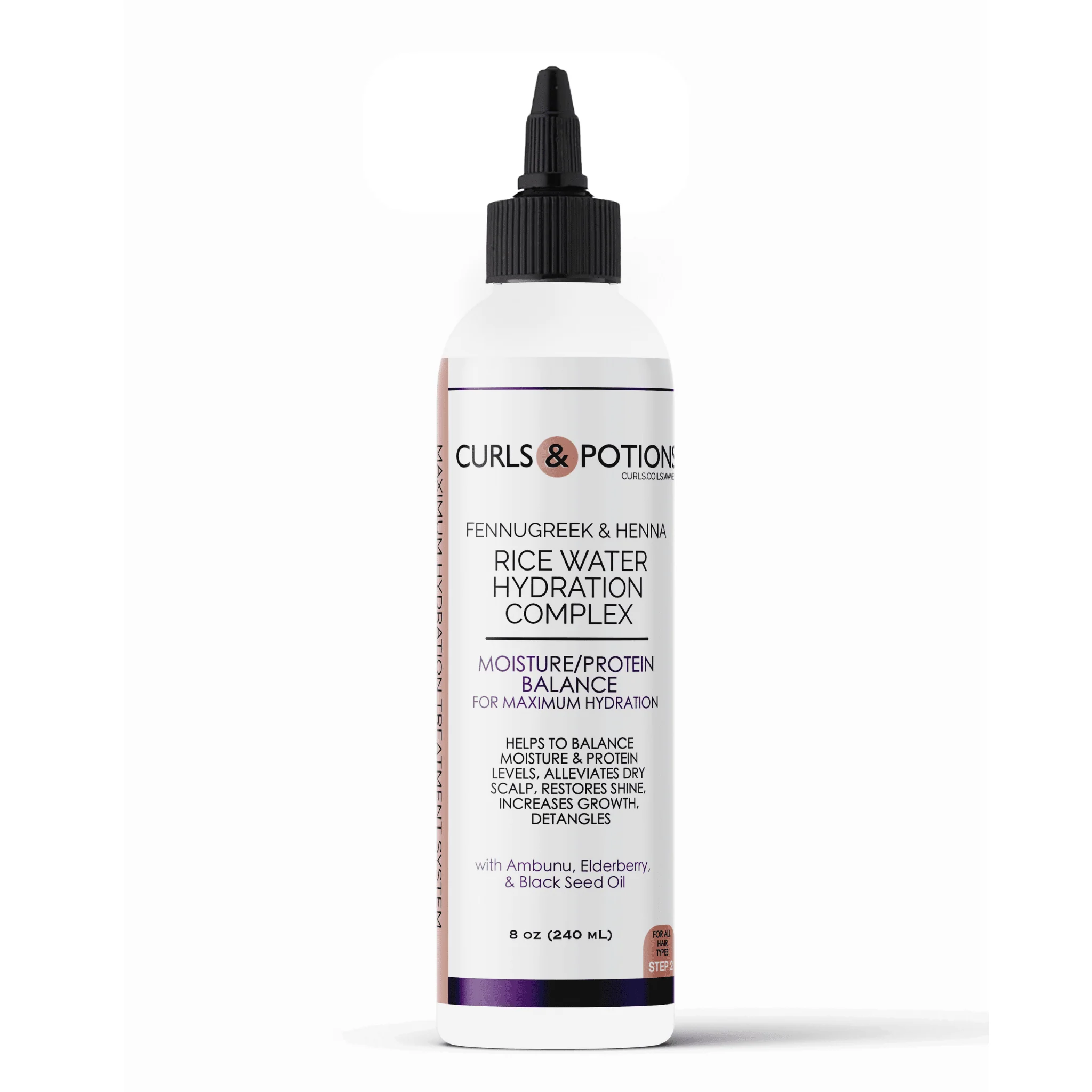 Curls & Potions Rice Water Hydration Complex - Step 2