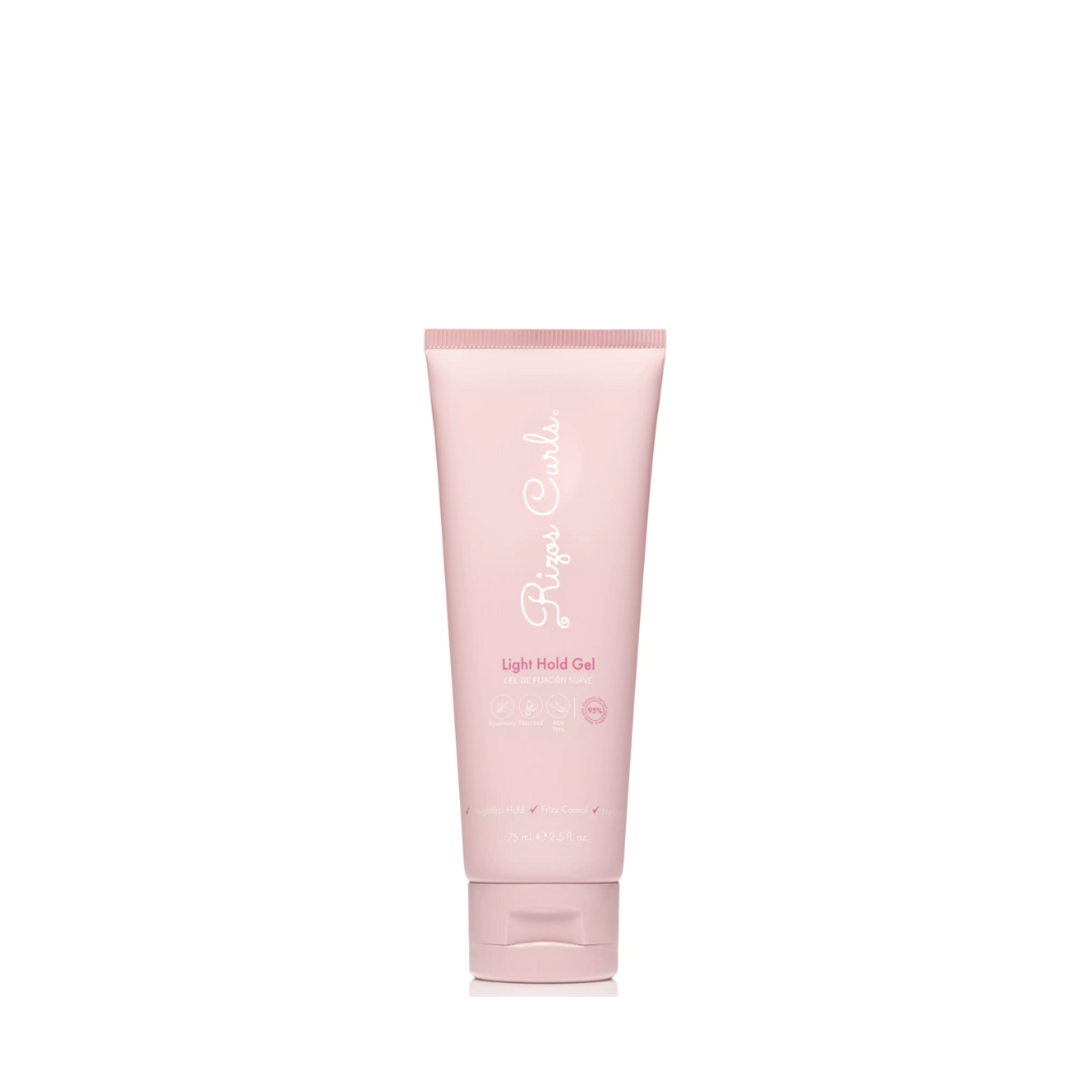 Rizos Curls Light Hold Gel defines curls with flexible, flake-free hold. Fights frizz, adds shine, and boosts volume with Aloe Vera, Flaxseed & Thyme.