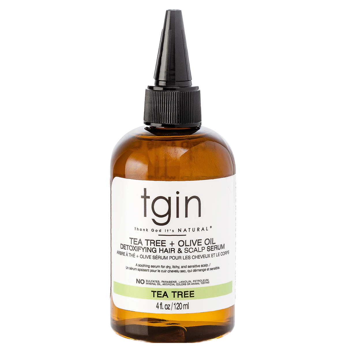 Tgin Tea Tree + Olive Oil Detoxifying Hair And Body Serum 4oz