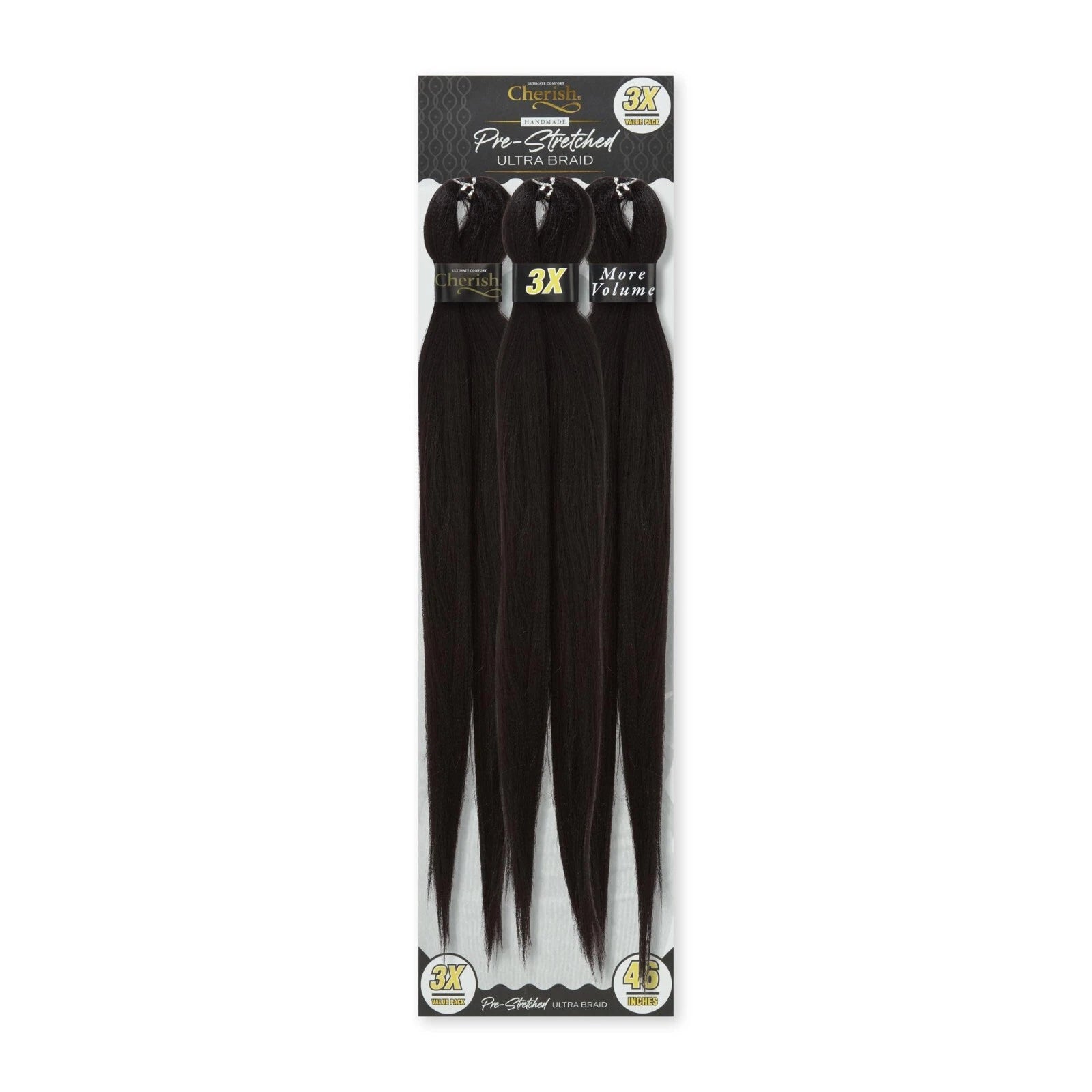 Cherish 3x Pre Stretched Ultra Braid Pre-Pulled 46" 3 Pack