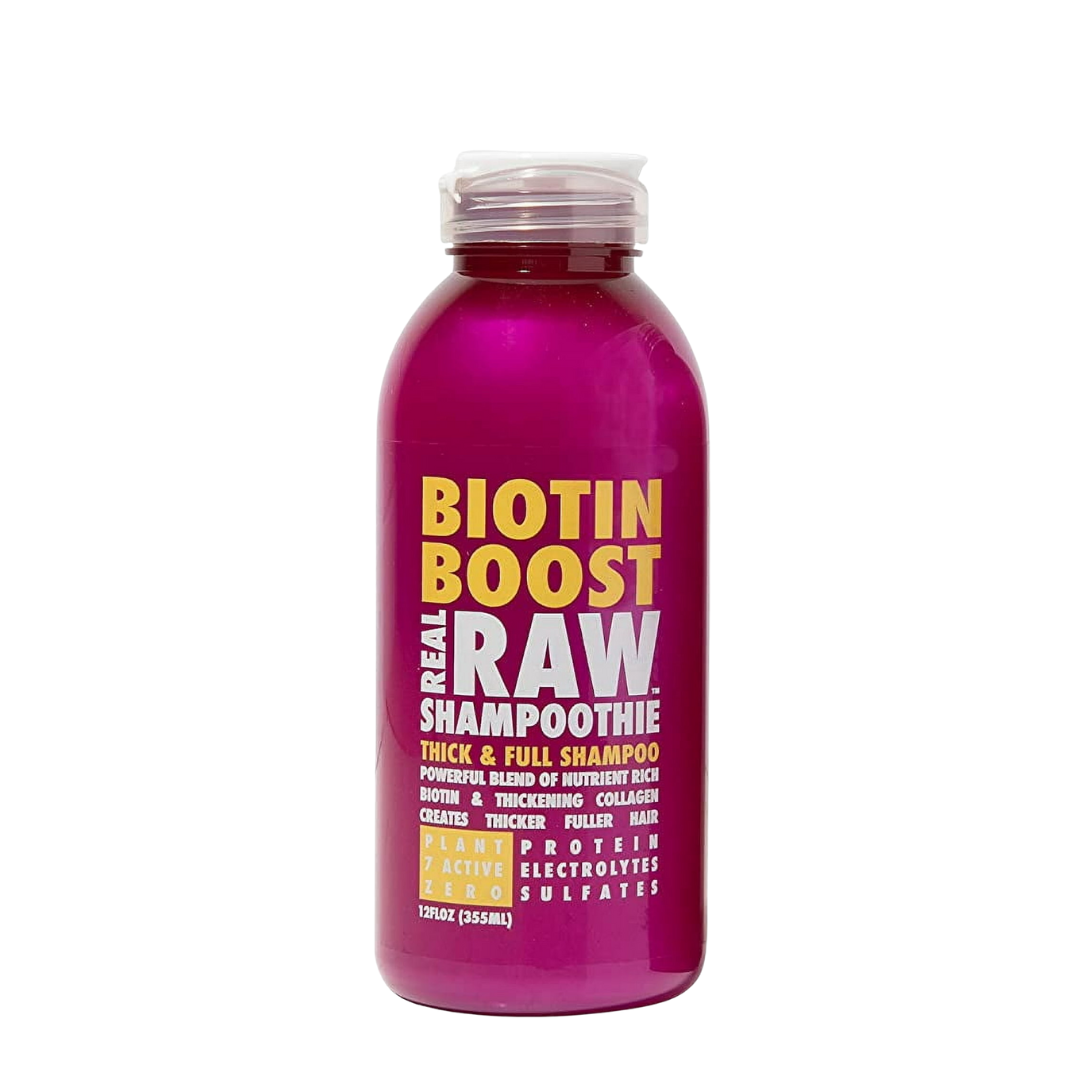 Real Raw Shampoothie Biotin Boost Thick & Full Shampoo 12oz