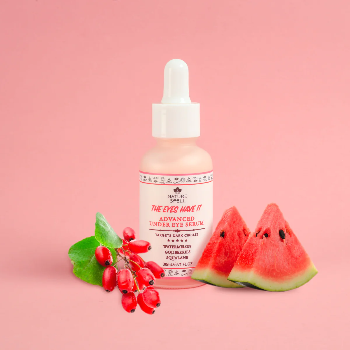 Nature Spell Advanced Under Eye Serum with Watermelon & Goji Berries 30ml