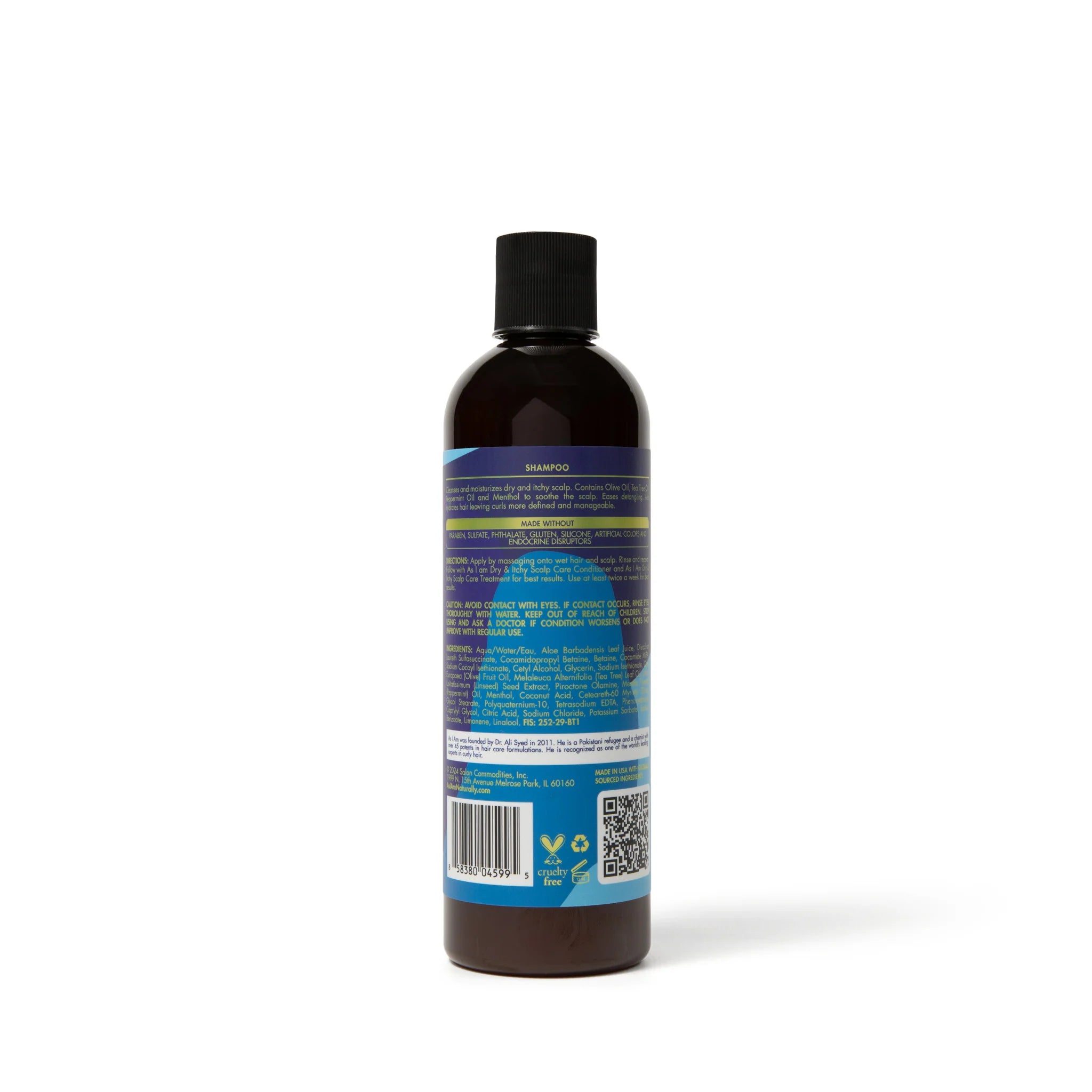 As I Am Dry & Itchy Scalp Care Olive & Tea Tree Oil Dandruff Shampoo 12oz