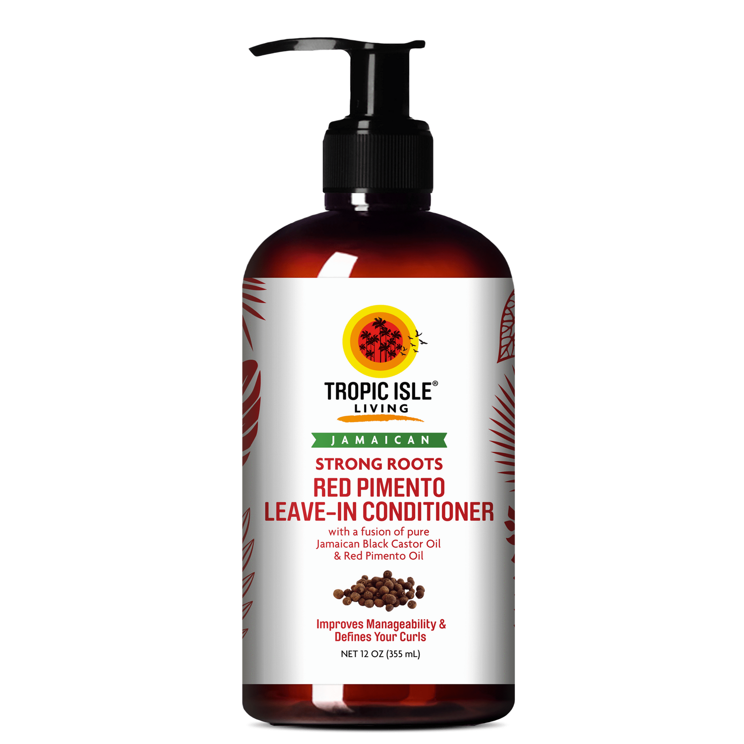 Tropic Isle Living Strong Roots Red Pimento Leave-In Conditioner 12oz